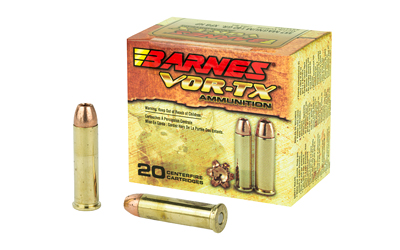 Barnes VOR-TX ammunition box with cartridges