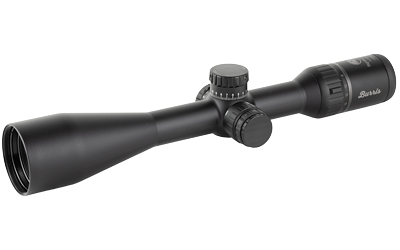 Black Bushnell rifle scope isolated on white background