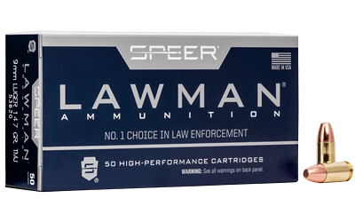 Box of Speer Lawman Ammunition with bullets