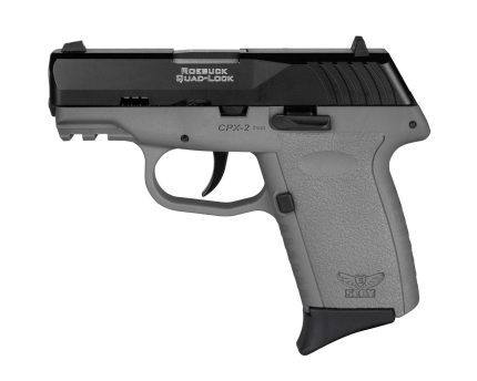 Black and gray SCCY CPX-2 9mm handgun