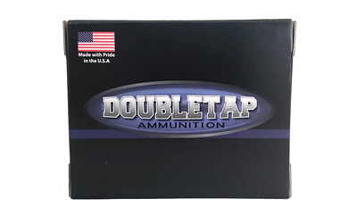 DoubleTap Ammunition box with USA flag logo.