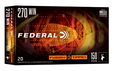 Federal 270 WIN rifle cartridge box with 20 rounds