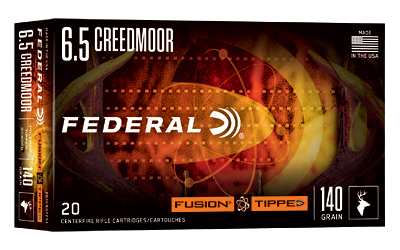 Federal 6.5 Creedmoor ammunition box with 20 cartridges