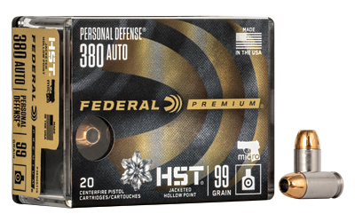 Federal Premium 380 Auto pistol ammunition box