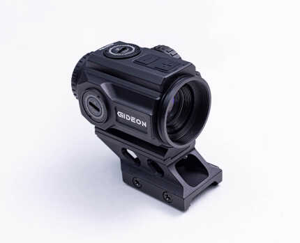 Black Gideon tactical camera on white background