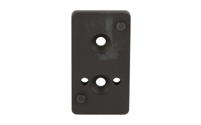 Black metal wall plate with three holes