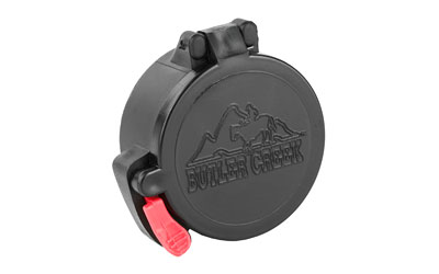 Black fuel tank cap with red lever