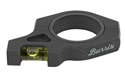 Black Burris rifle scope mount with built-in level