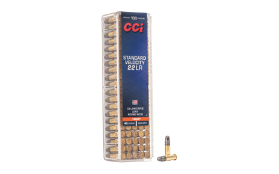 CCI Standard Velocity 22LR ammunition box