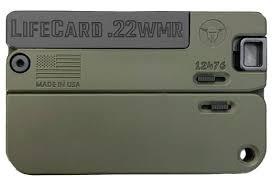 Lifecard .22WMR firearm, compact, made in USA