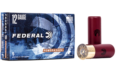 Federal 12 Gauge shotgun shells box and ammunition