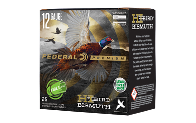 Federal Premium 12 gauge ammunition box with pheasant