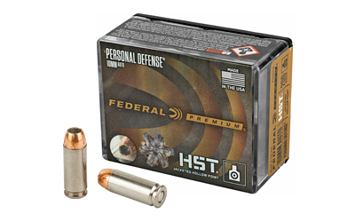 Federal Premium HST ammunition box with bullets