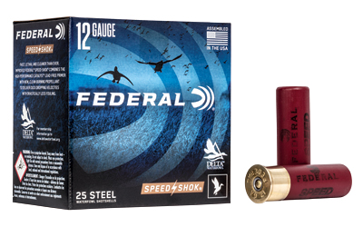 Federal 12 gauge shotgun shells and product packaging