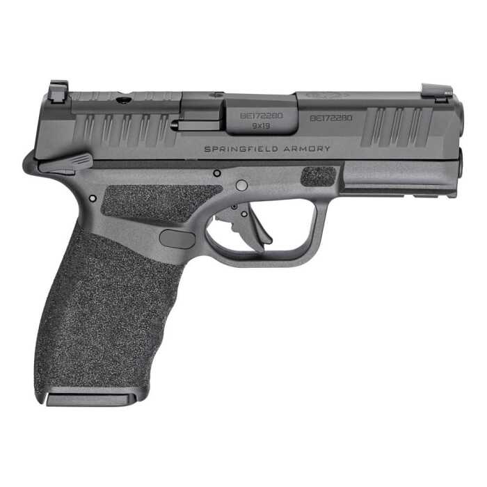 Springfield Armory 9mm pistol isolated on white