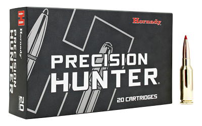 Precision Hunter ammunition box with twenty cartridges