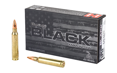 Hornady Black ammunition box with cartridges