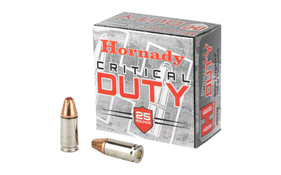 Hornady Critical Duty ammo box with two bullets