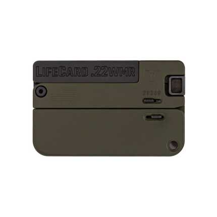 Green Lifecard .22 WMR folding handgun