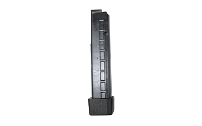 Black vertical power strip with multiple outlets