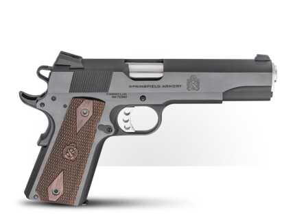 Springfield Armory handgun on white background