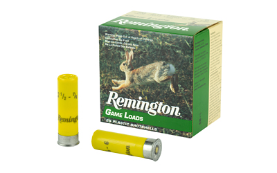 Remington game load ammunition box with cartridges