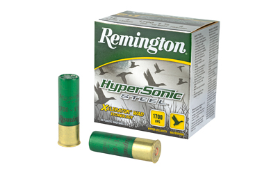 Remington HyperSonic Steel shotgun shells in box