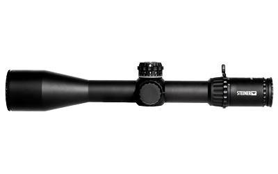 Black Steiner rifle scope on white background