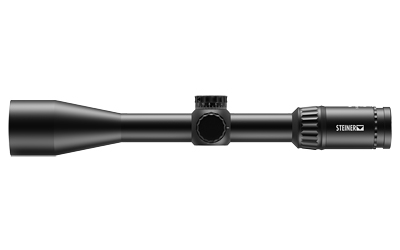 Black Steiner rifle scope on white background