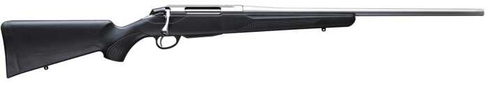 Side view of modern black shotgun