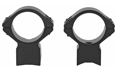 Two black plastic clamp halves isolated on white.