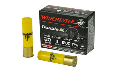 Winchester DoubleX 20 Gauge Turkey Load ammunition box