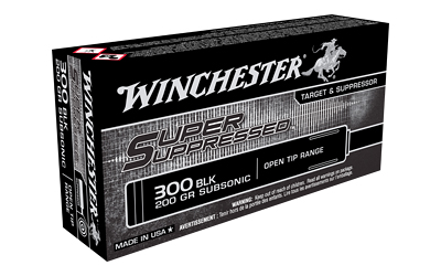 Winchester Suppressed Ammo Box, 300 BLK, USA Made