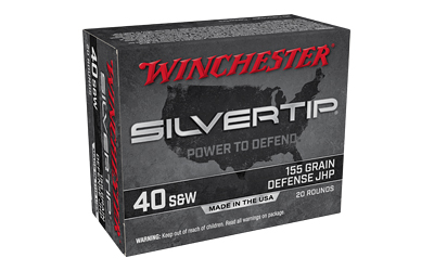 Winchester Silvertip 40 S&W ammunition box