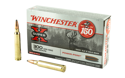 Winchester 300 WM ammo box with bullets