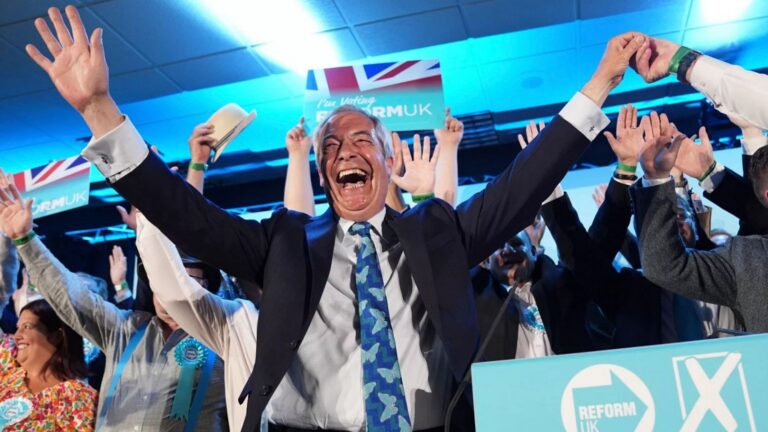 Politics latest Farage responds after police say no evidence of 'family voting' in Gorton and Denton by-election. Politician responding to police statement.