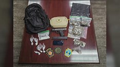 Law enforcement officials seize firearms during a joint operation