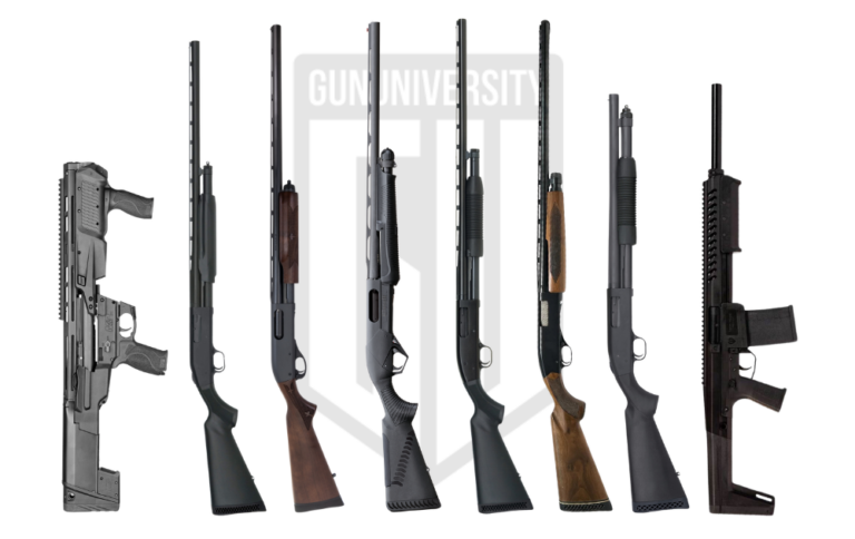 Mossberg 500 shotgun with 18-inch barrel and black synthetic stock