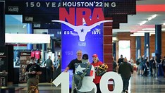 National Rifle Association representatives meeting with gun owners to discuss rebuilding efforts