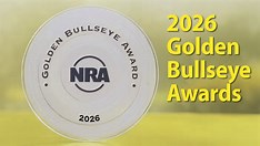 Selection of award-winning firearms from American Rifleman's Golden Bullseye Awards.