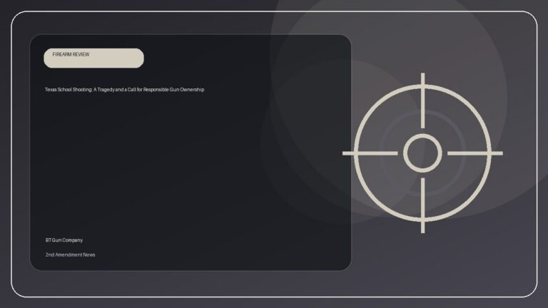 Texas School Shooting: A Tragedy and a Call for Responsible Gun Ownership