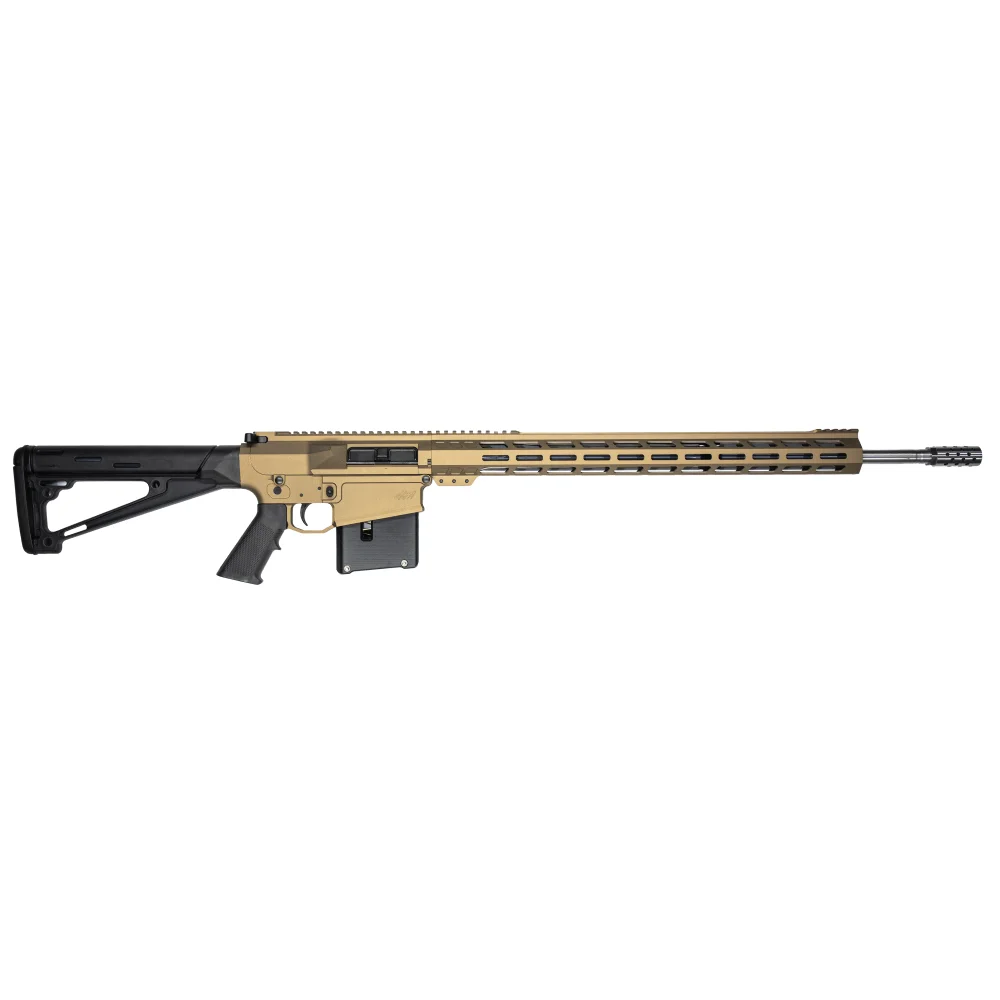10 Ring GLFA AR Long Action Rifle 6.5 PRC 5rd Magazine 24" Barrel MLOK Handguard Bronze Cerakote