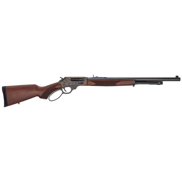 Henry Repeating Arms Company Henry Color Case Hardened Lever Action Side Gate Rifle .45-70 4rd Magazine 22" Barrel Walnut