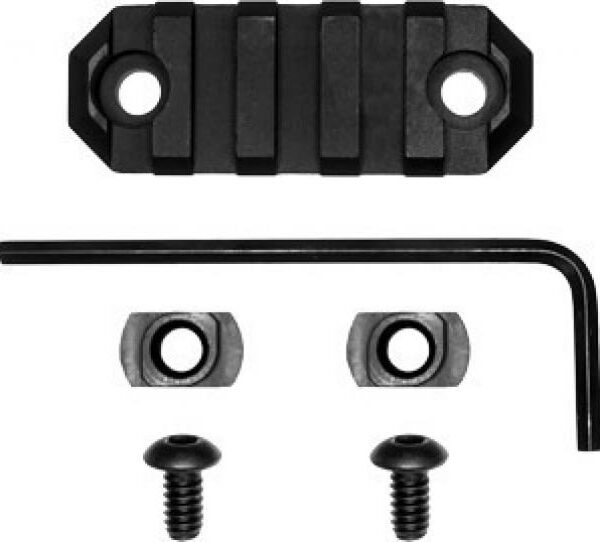 Grovtec Picatinny Rail 5-Slot M-LOK 2.2" Black