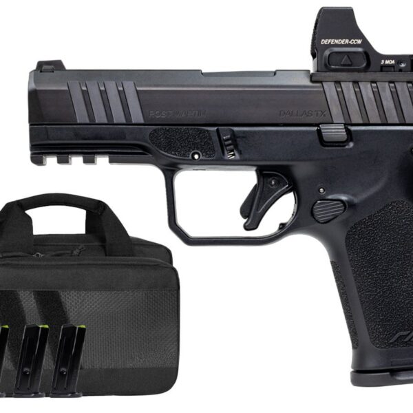 Rost Martin RM1C Handgun Bundle 9mm Luger 15rd(4) Magazines 4" Barrel Black Red Dot Pistol Case