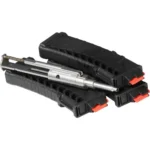 CMMG 22LR AR Conversion Kit Bravo, silver conversion unit with three black magazines