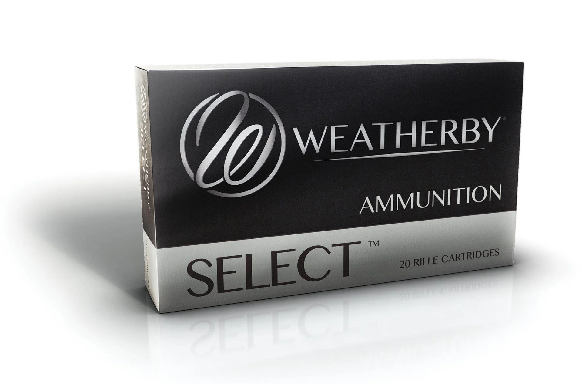 300-wby-mag-165gr-hornady-interlock-ammo-primary Weatherby Ammunition 300 WBY MAG 165GR HORNADY INTERLOCK black and silver box, front view