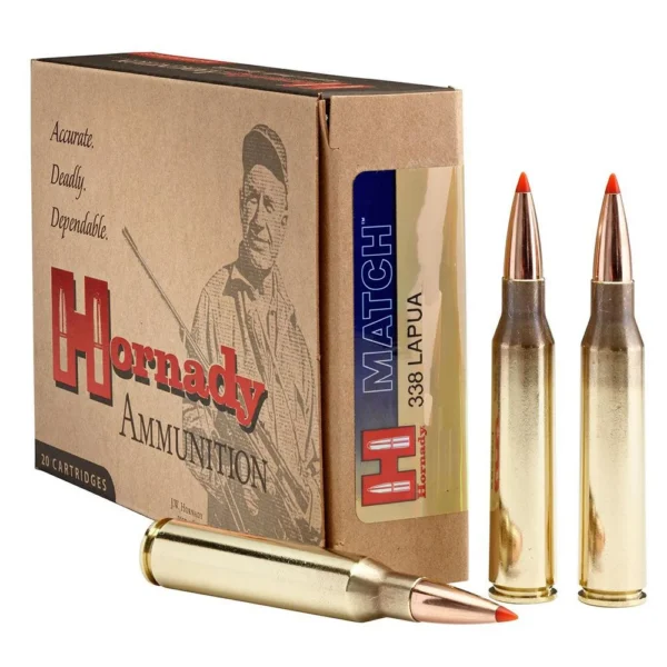 Hornady HRNDY 338LAPUA 250GR BTHP 20/120