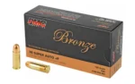 PMC AMMUNITION PMC Bronze Handgun Ammunition .38 Super +P 130 gr. FMJ 1100 fps 50/ct - alternate view 2