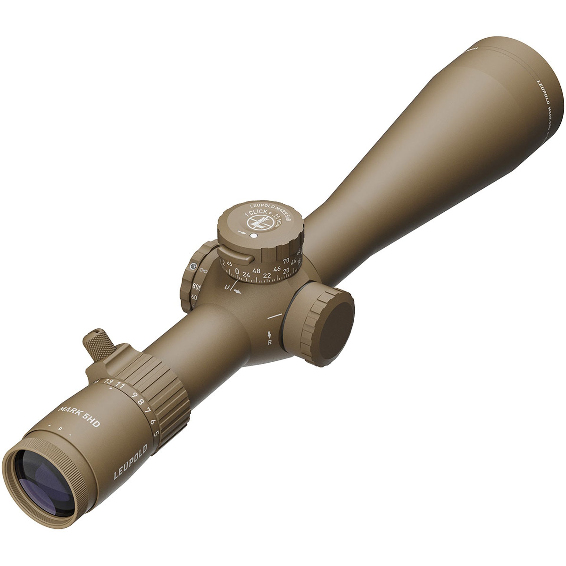 430107089_10w.jpg Leupold Mark 5HD Rifle Scope 5-25x56 (35mm) M1C3 FFP PR-1MOA Dark Earth